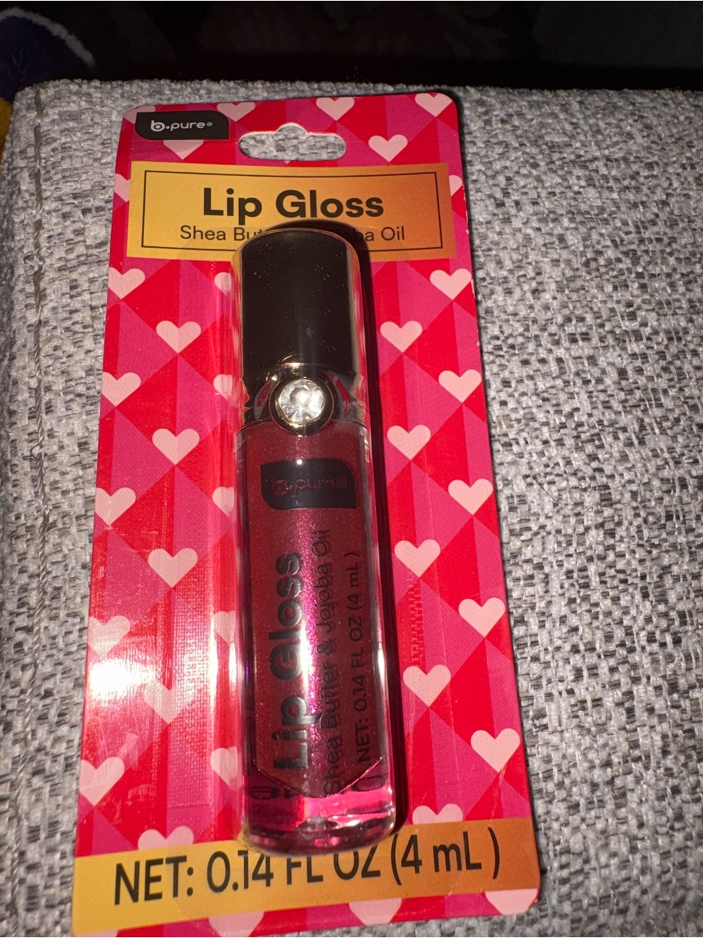 b.pure Red Lip Gloss - Deep Berry Shine